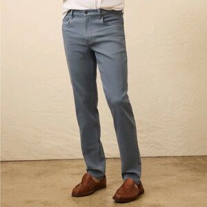 Faherty 5 Pocket Cotton Terry Stretch Pants